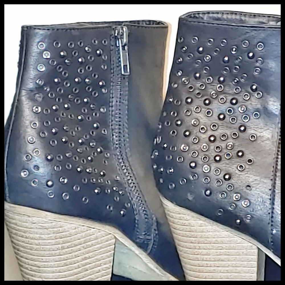Rampage "Valorie" Studded Ankle Booties 9.5 - Picture 8 of 14